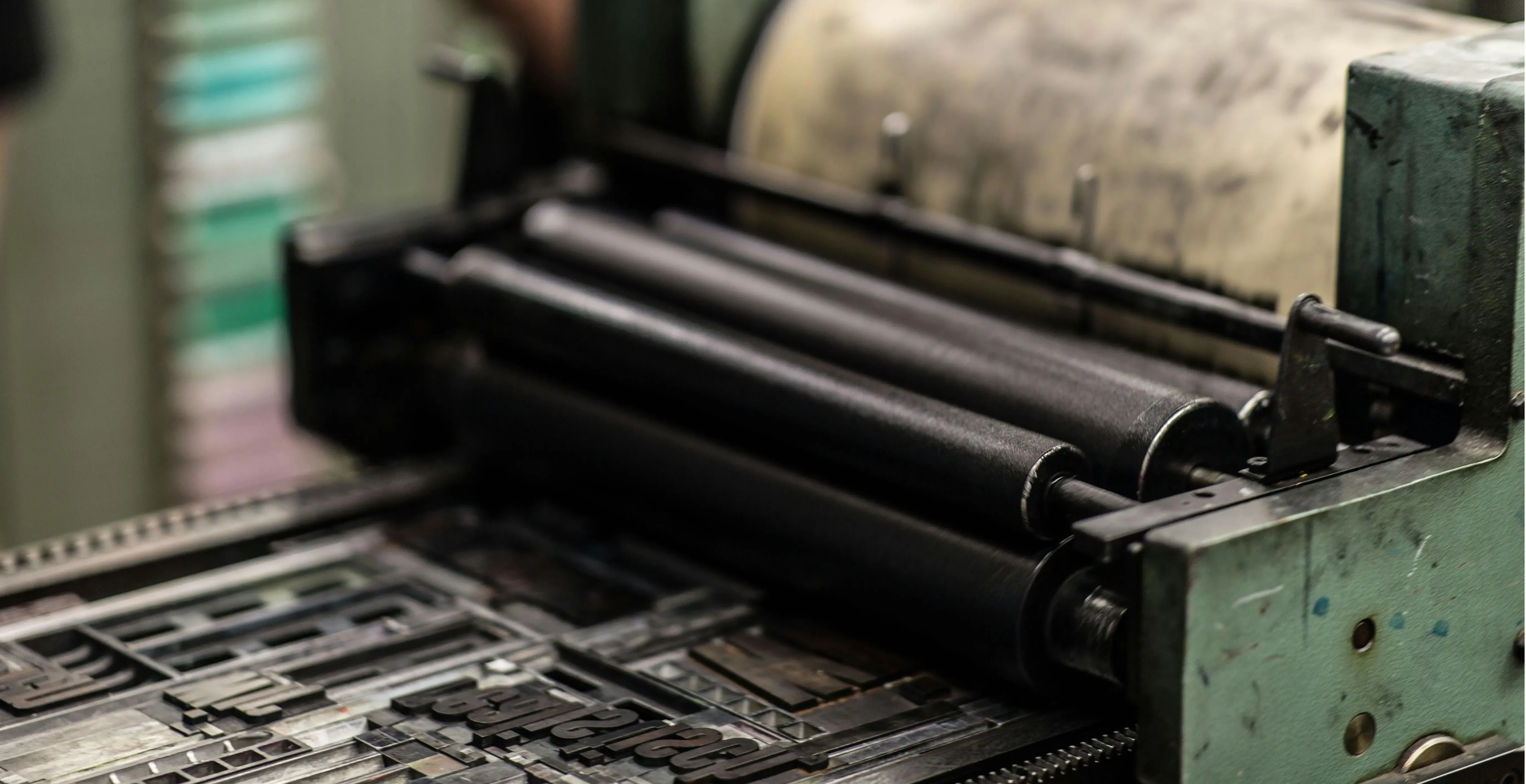 Image of a printing press